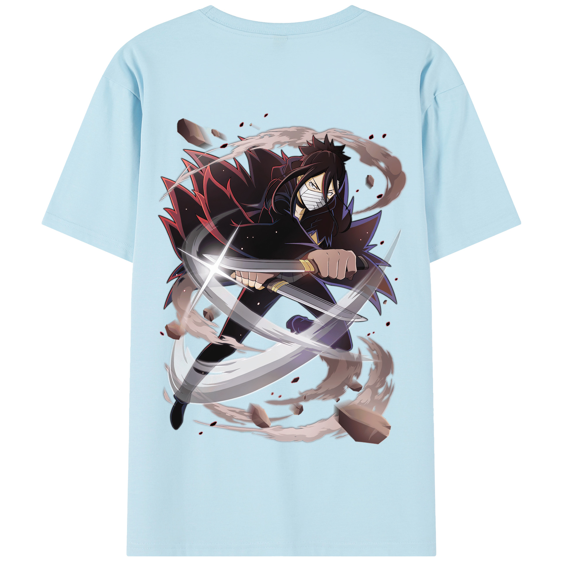 （画像用） 文豪ストレイドッグス Bungo Stray Dogs 綿100％半袖Tシャツ（背面プリント）